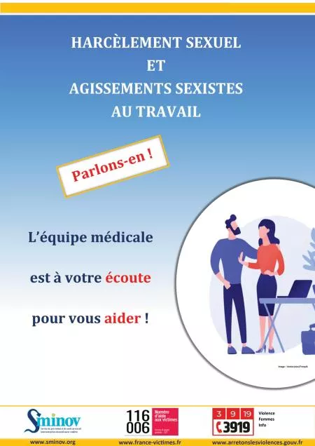 Affichette - Harcèlement sexuel et agissements sex