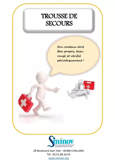 Dépliant - Trousse de secours